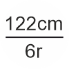 122cm/6r