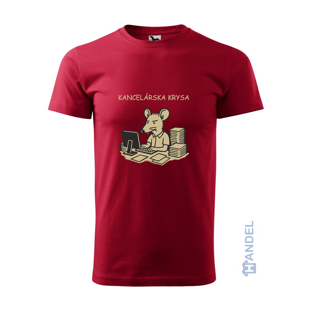 panske_tricko_s_potlacou_kancelarska-krysa_farba_malboro-cervena_100_bavlna
