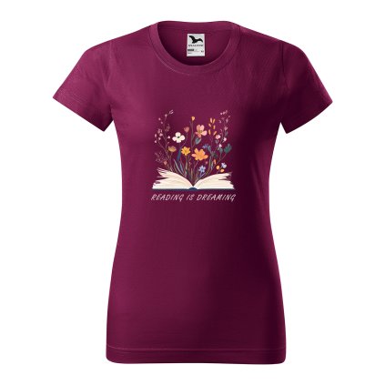 Tričko - Reading is dreaming