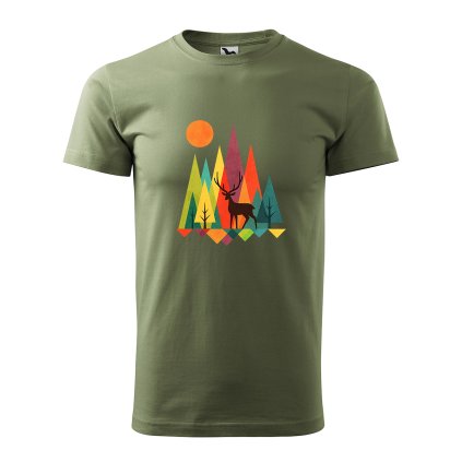 panske_tricko_s_potlacou_divoka-harmonia_farba_khaki_100_bavlna