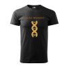 pánske tričko s potlačou Geneticky modifikovaný, farba čierna, 100% bavlna