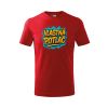 detske tricko basic 138 s potlacou detske tricko s vlastnou potlacou farba cervena
