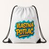 sťahovací batoh s vlastnou potlačou farba naturálna, 100% polyester
