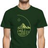 pánske tričko mockup Geometria hôr