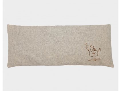 Nahřívací polštářek plněný pohankou 35x15cm