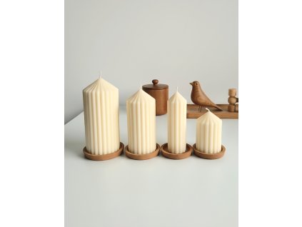 Sada dekorativních sójových svíček - Eterna