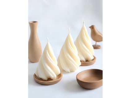 Sada dekorativních sójových svíček - Stromečky