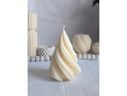 Dekorativní sójová svíčka - Střední stromeček