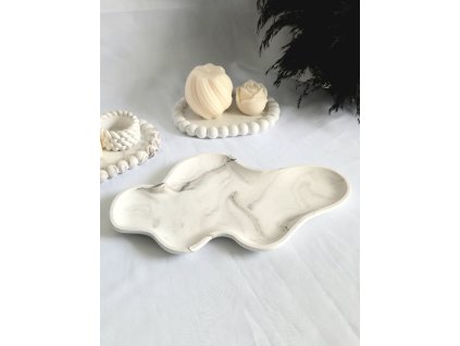 Podnos Mrak - Mramor hnědý