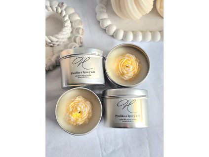 Sójová svíčka - Pivoňka a lipový květ