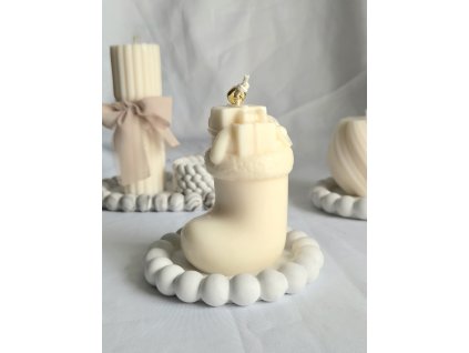 Dekorativní sójová svíčka - Botička