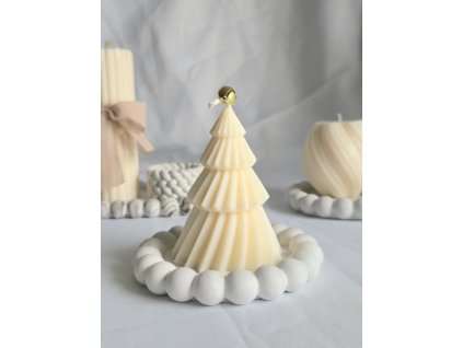 Dekorativní sójová svíčka - Stromeček malý