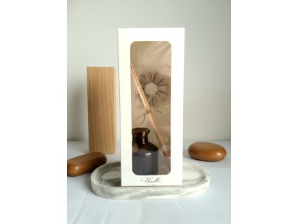 Hnědý aroma difuzér s tyčinkami - 50ml