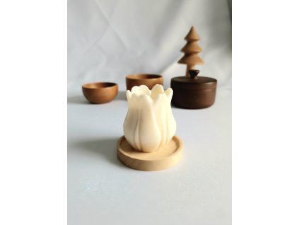Dekorativní sójová svíčka - Tulipán