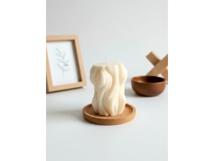 Dekorativní sójová svíčka - Wave Glow