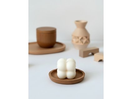 Dekorativní sójová svíčka - Bubble Cube