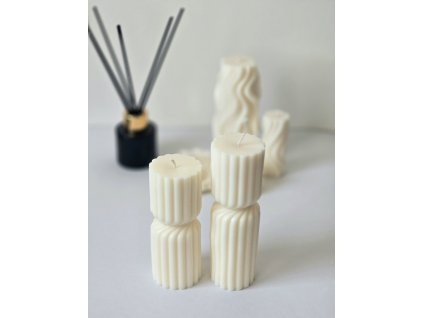 Sada dekorativních svíček „Pure Harmony“ – Minimalistická elegance pro váš domov 🕯✨