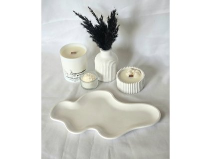 Podnos Mrak - Bílý