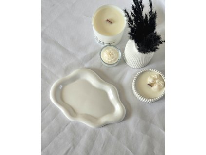 White Wave Tray