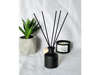 Aroma difuzér s tyčinkami černý - 50ml