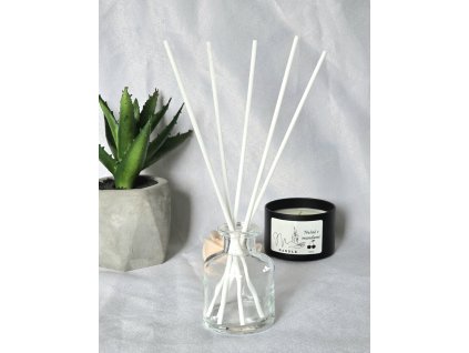 Aroma difuzér s tyčinkami průhledný - 50ml
