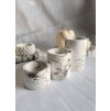 Sada svícnů - hnědý mramor