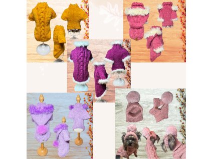 Sveter pre psy z alpaky