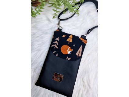 Minibag čierny líška
