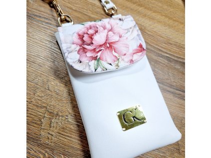 Minibag biely pivónia