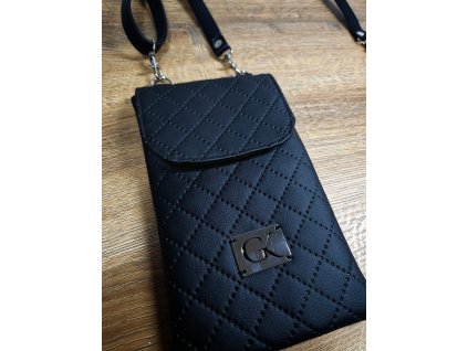 Minibag čierny prešívaný