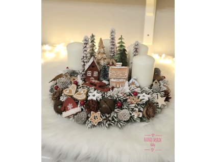 Adventná zimná krajinka 2