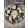 Adventný veniec Zimná krajinka