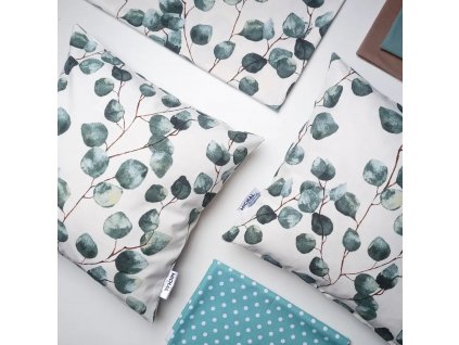 Obliečka na vankúš Eukalyptus biely