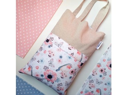 Taška s predným vreckom Vtáčik