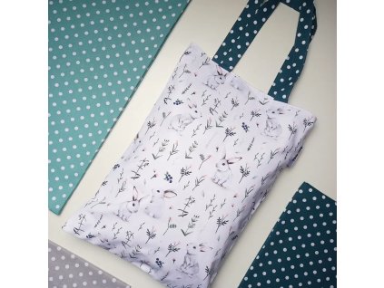 Jednoduchá taška Zajko na lúke