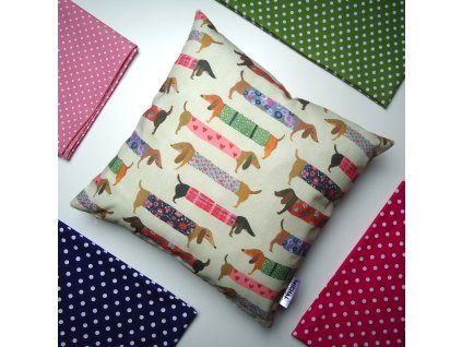 Obliečka na vankúš Jazvečíkovia