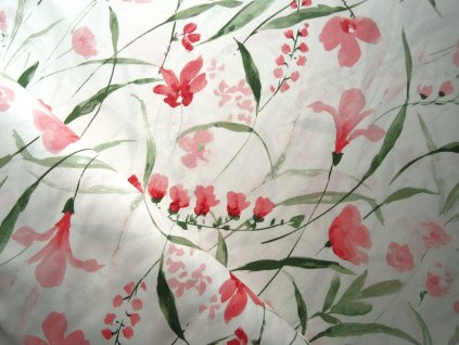 Dekoračná látka Kvety