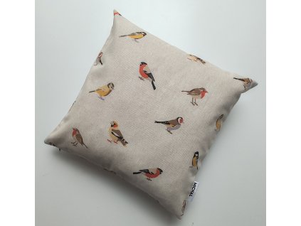 Obliečka na vankúš Záhradné vtáčiky