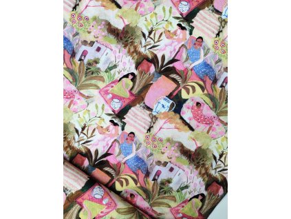 Dekoračná látka Tropická záhrada