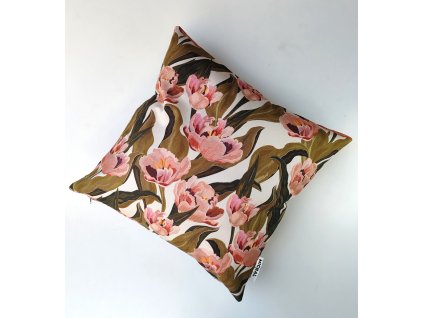 Obliečka na vankúš Tulipány