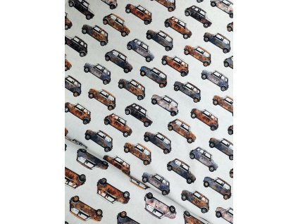 Dekoračná látka Autá