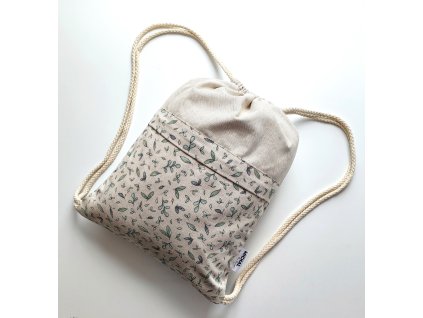 Vrecko na chrbát Malé lístky