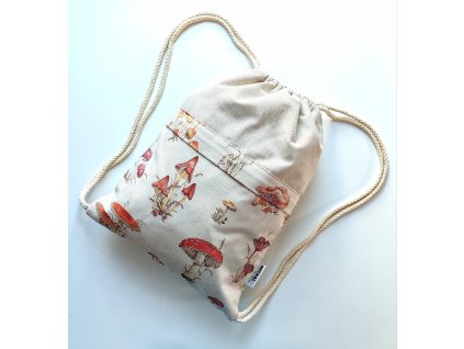 Vrecko na chrbát Hríby