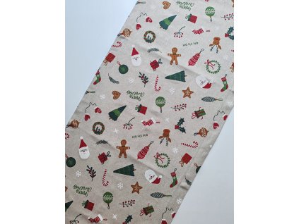 Obrus Vianočný mix