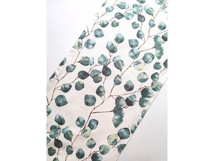Obrus Eukalyptus biely