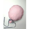 Látkový balón Ružový