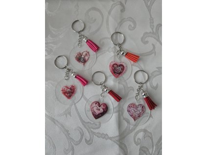 Klíčenka srdíčko 1.