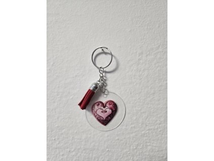 Klíčenka srdíčko 3.