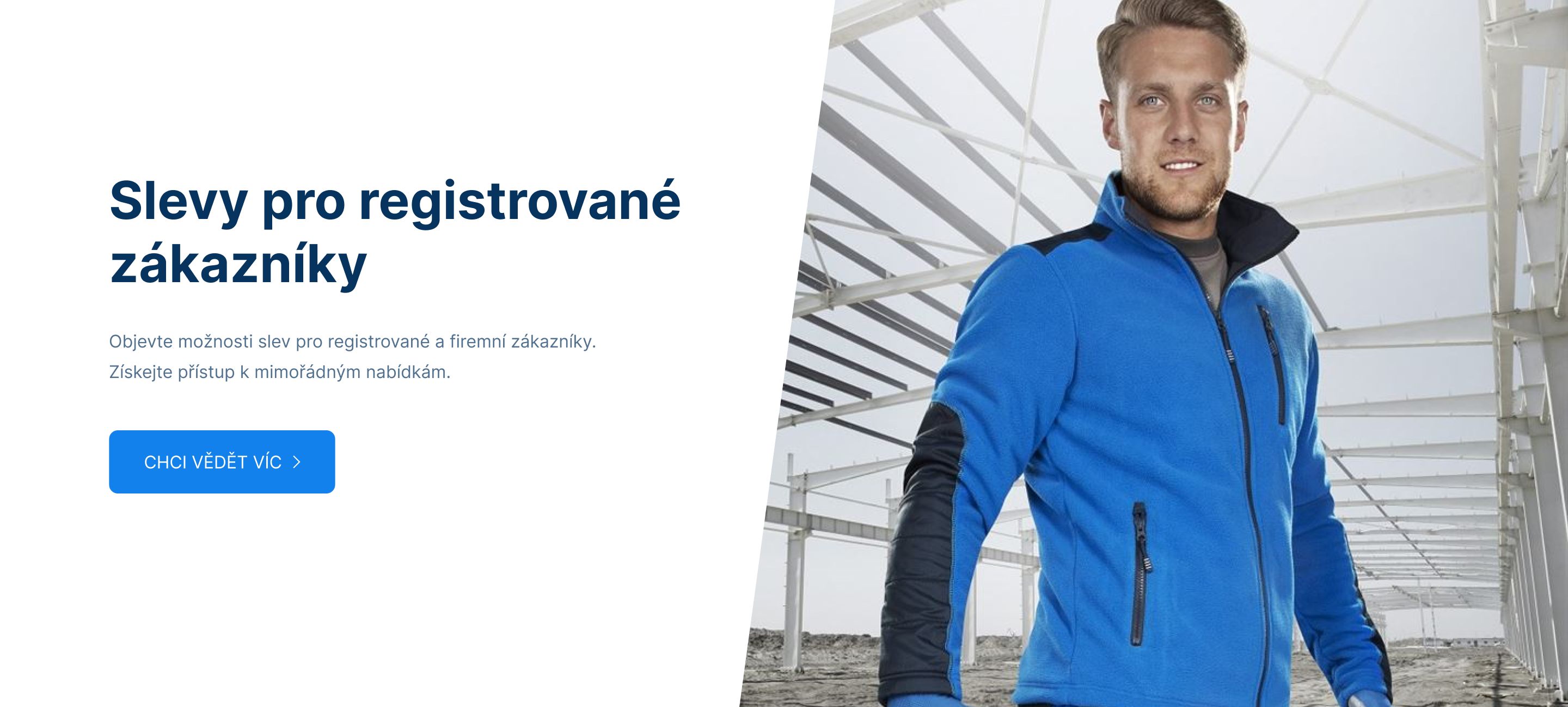 Slevy pro zaregistrované zákazníky
