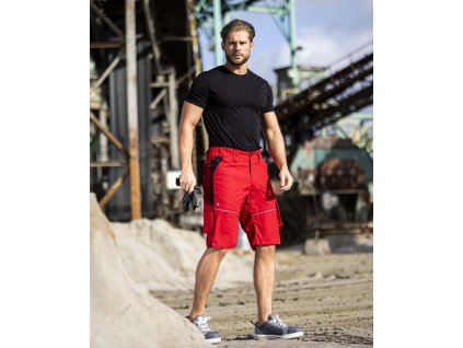 Kraťasy URBAN+ jasně červené